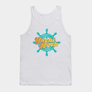 Party Boat Drinking print Yacht Rock Captain's Wheel Tank Top